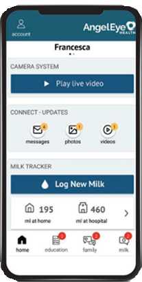 Milktracker Nicu Breast Milk Tracker Angeleye Health