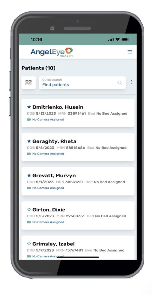 clinical views patients screenshot